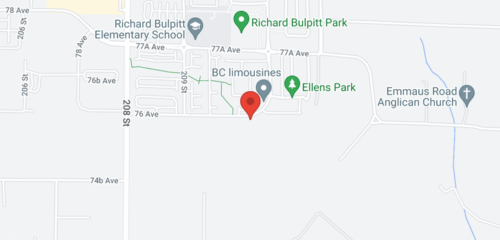 map of 31 21150 76A AVENUE
